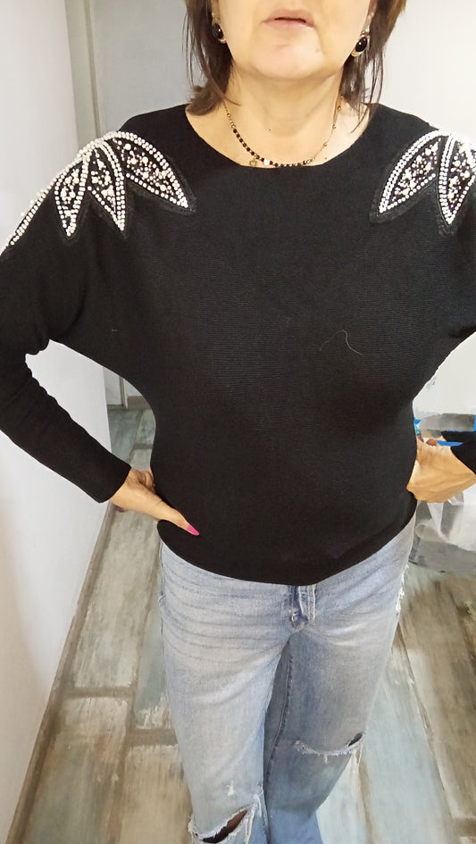 Sweater  negro Zaida